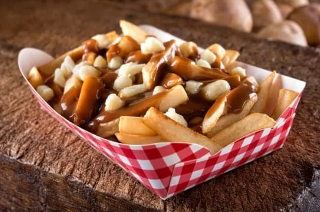 Classic Poutine at V Trail Pizza in Clareview, Edmonton, AB